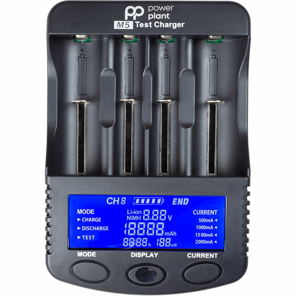 Зарядний пристрій для акумуляторів PowerPlant PP-M5 / 18650, AA, AAA (AA620074) - зображення 1