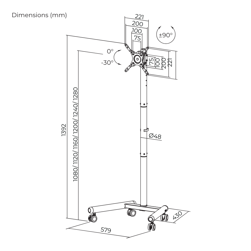 Стійка презентаційна ITech FS62-22TW - зображення 12