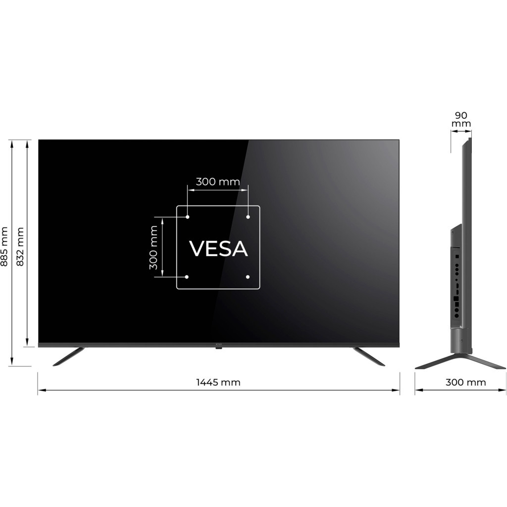 Телевізор Kivi 65U730QB - зображення 9