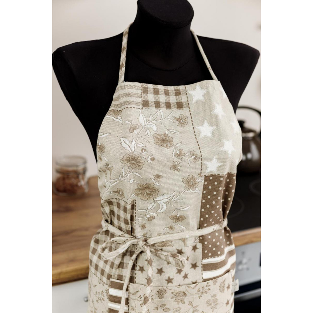 Фартух Прованс Печворк беж (031636) - зображення 3