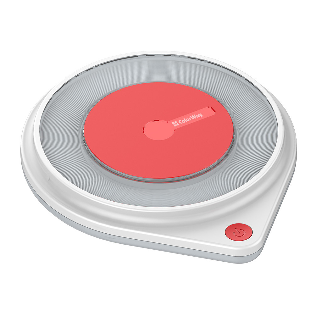 Зарядний пристрій ColorWay Qi Fast Charger (10W)& LED bedside lamp (CW-CHW20Q-WT) - зображення 4