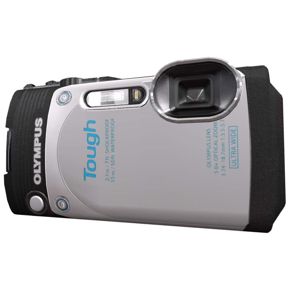 Цифровий фотоапарат Olympus Tough TG-870 White (Waterproof - 15m; Wi-Fi; GPS) (V104200WE000) - зображення 1