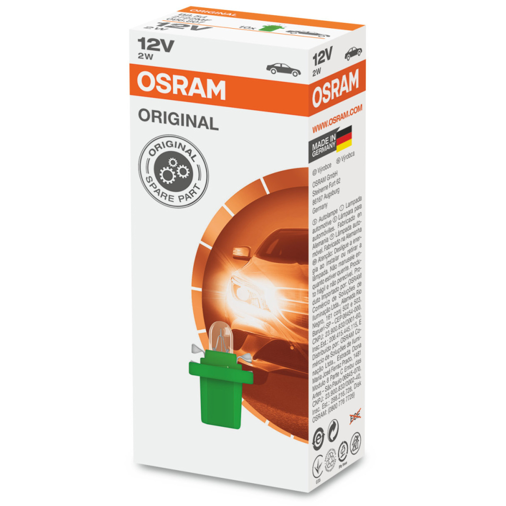 Автолампа Osram 2W (OS 2722 MF) - зображення 3