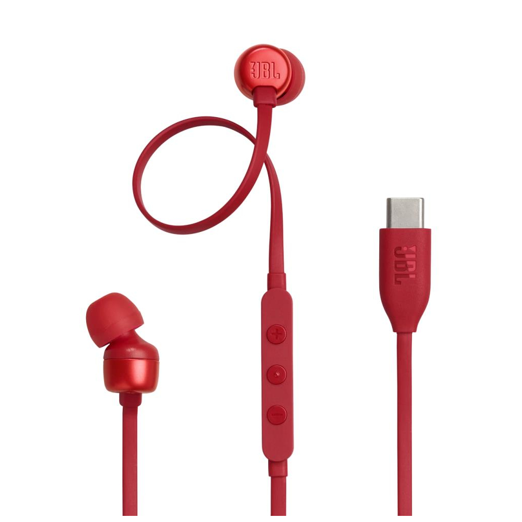 Навушники JBL Tune 310C USB-C Red (JBLT310CRED) - зображення 1