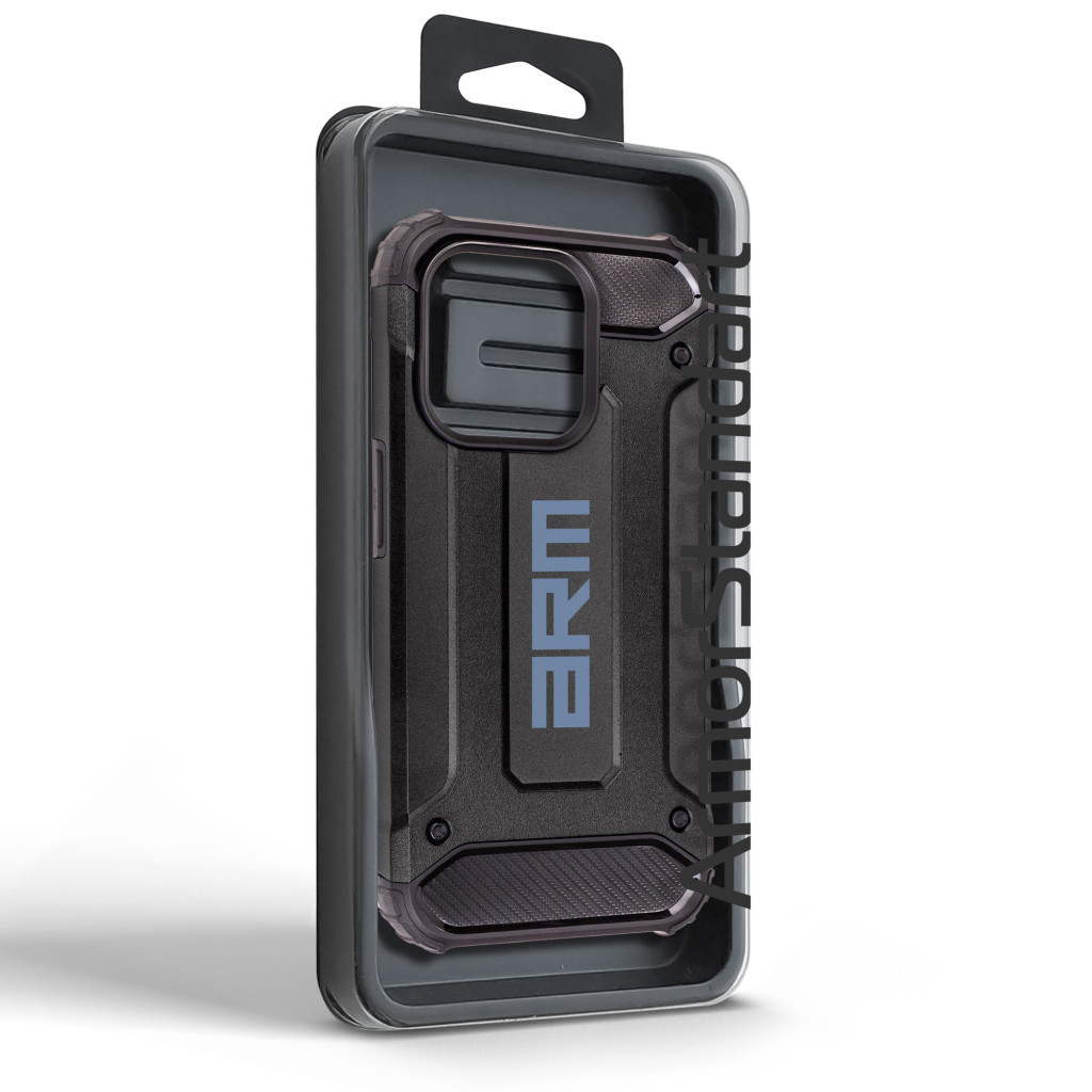 Чохол до мобільного телефона Armorstandart Panzer Apple iPhone 15 Pro Black (ARM73740) - зображення 7