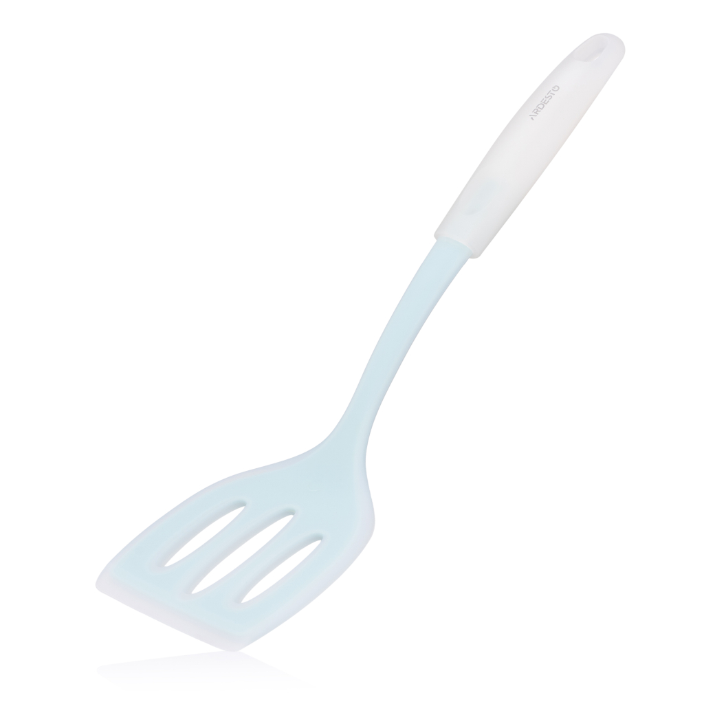Лопатка кухонна Ardesto Fresh, 33см, силікон, пластик, блакитна (AR1602B) - зображення 1