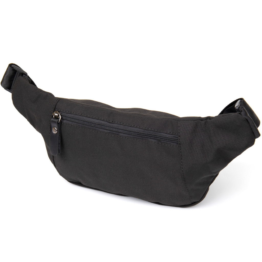 Сумка Vintage Бананка нейлон Чорна (20635) - зображення 2