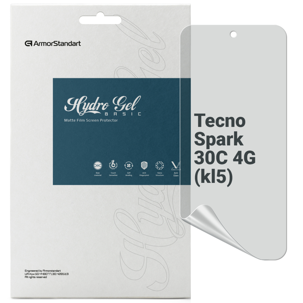 Плівка захисна Armorstandart Matte Tecno Spark 30C 4G (kl5) (ARM81159) - зображення 1