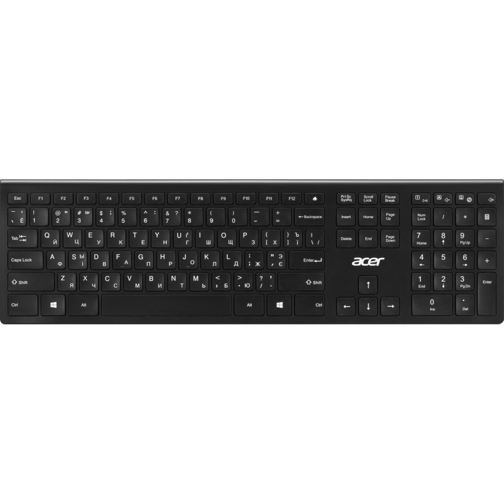 Комплект Acer OKR030 Wireless Black (ZL.KBDEE.00Z) - зображення 4