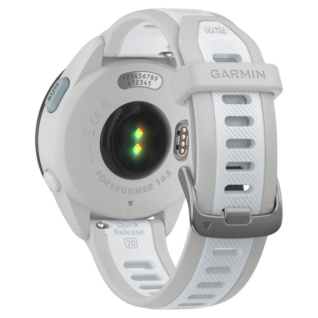 Смарт-годинник Garmin Forerunner 165 Music, Mist Grey/Whitestone, GPS (010-02863-31/010-02863-B1) - зображення 6