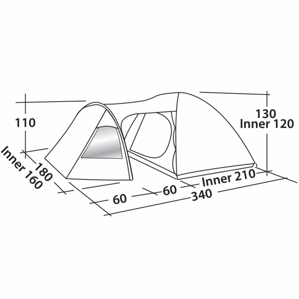 Намет Easy Camp Blazar 300 Rustic Green (928896) - зображення 2