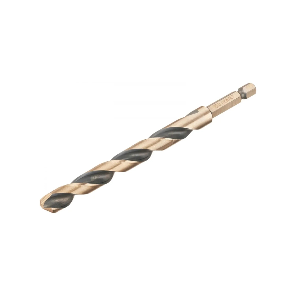 Свердло DeWALT по металу EXTREME IMPACT Black&Gold, HSS-G, 10 х 137,5 х 99,5 мм, 1 шт. (DT20616) - зображення 2
