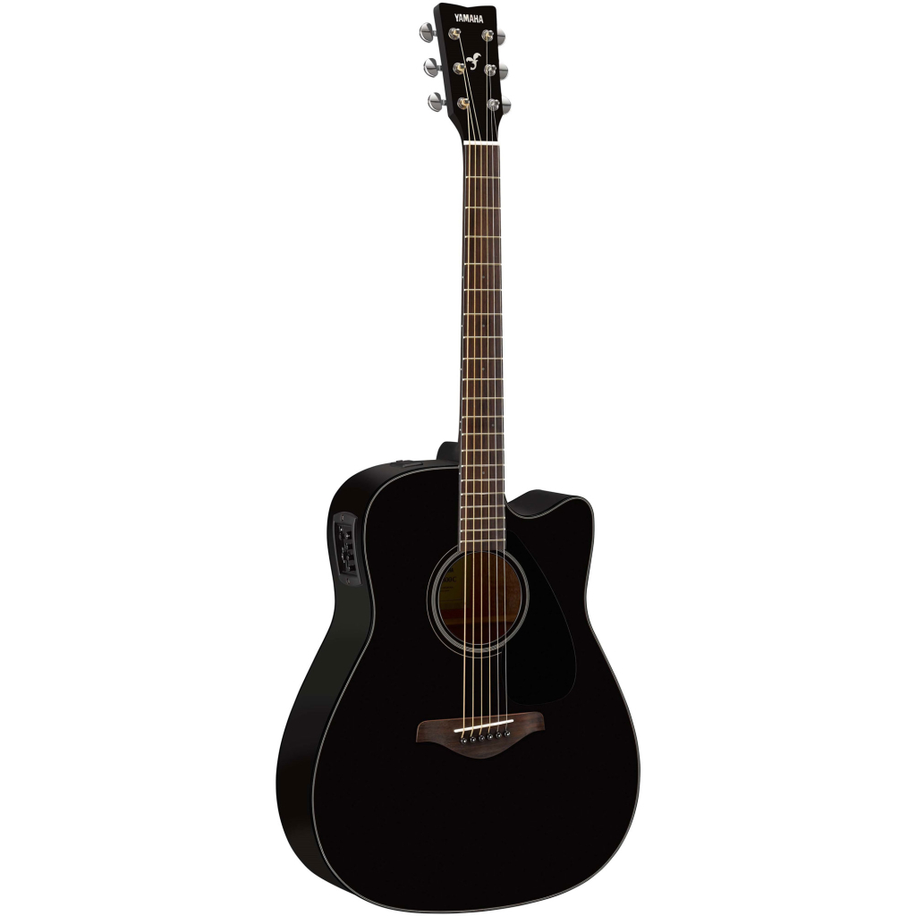 Гітара електроакустична Yamaha FGX800C Black - зображення 1