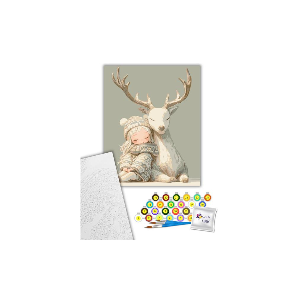 Картина по номерам ArtCraft Поруч з другом 40х50 см (10152-AC) - зображення 1