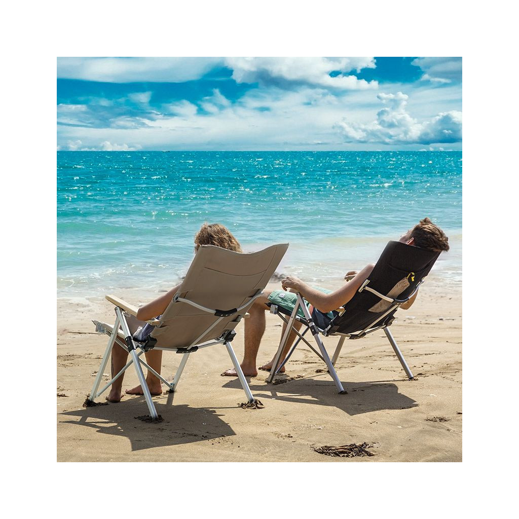 Крісло складане Naturehike NH17T003-Y алюміній бежевий (6927595749739) - зображення 3