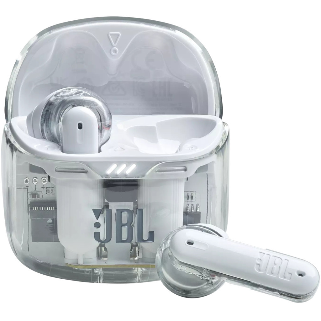 Навушники JBL Tune Flex Ghost Edition White (JBLTFLEXGWHT) - зображення 1
