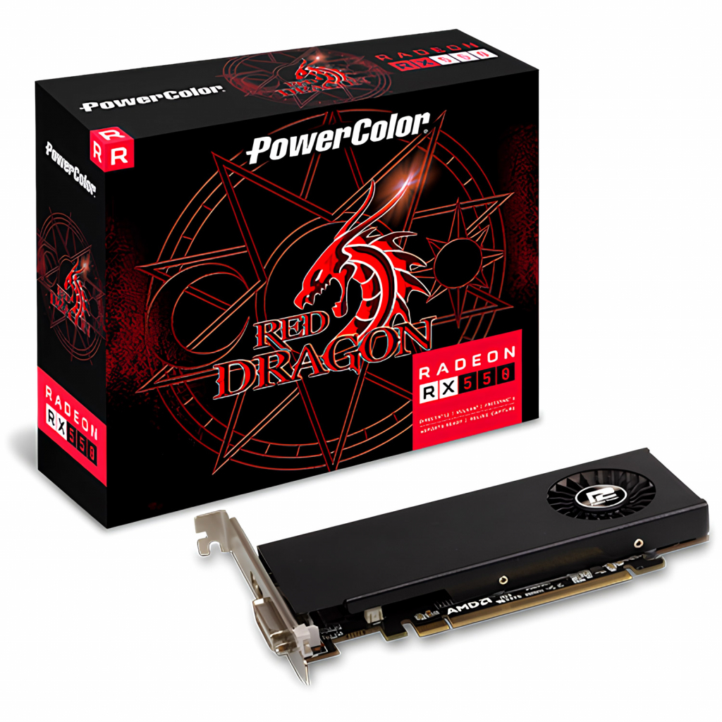 Відеокарта Radeon RX 550 4Gb PowerColor (AXRX 550 4GBD5-HLE) - зображення 1