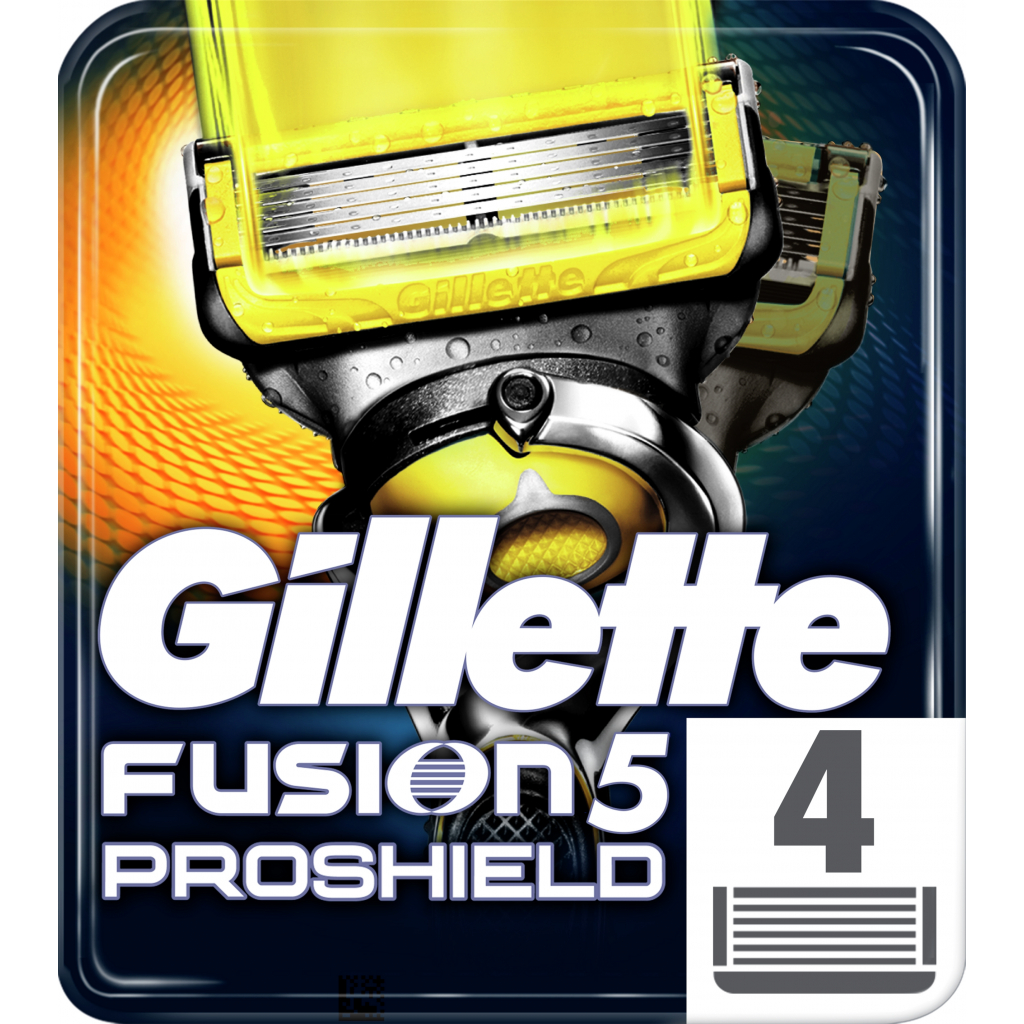 Змінні касети Gillette Fusion ProShield 4 шт (7702018412488) - изображение 1
