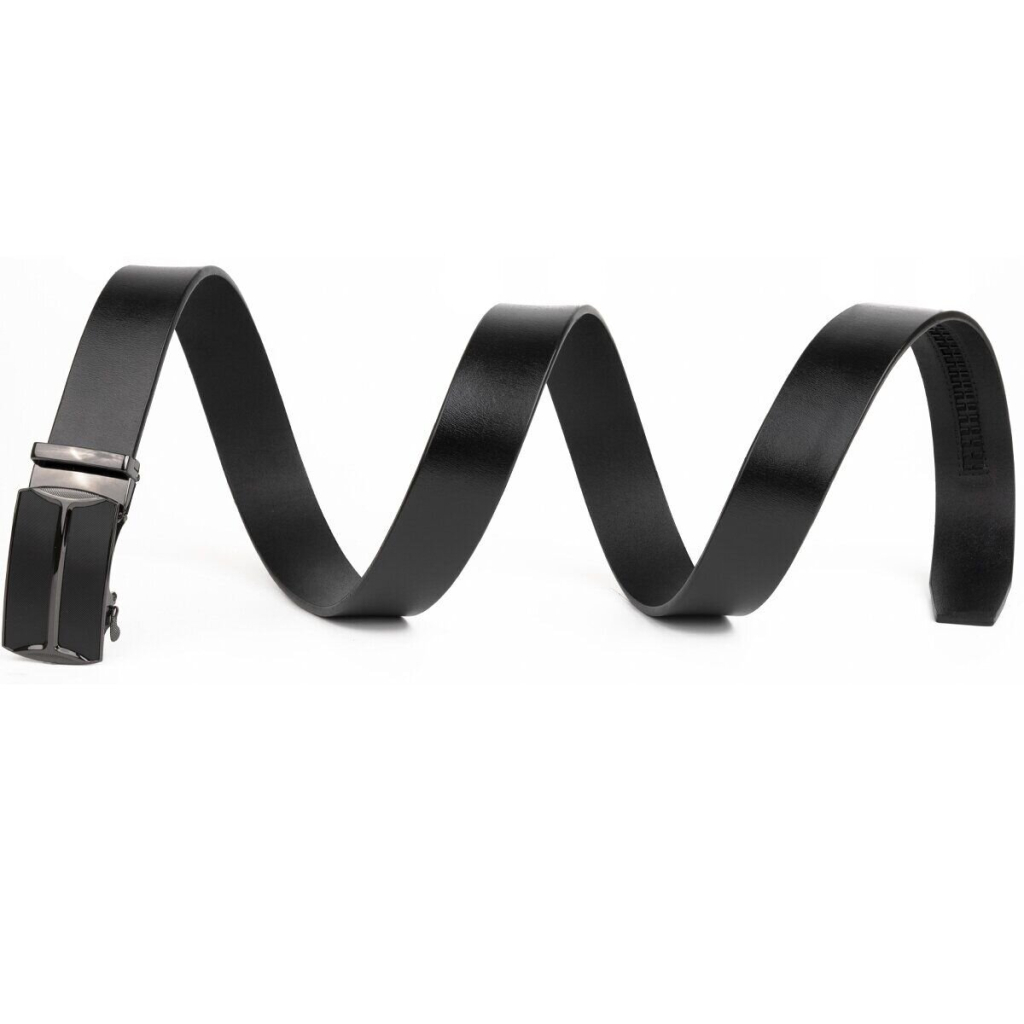 Ремінь Vintage Чоловічий з матовим металом Чорний (20267) - зображення 2