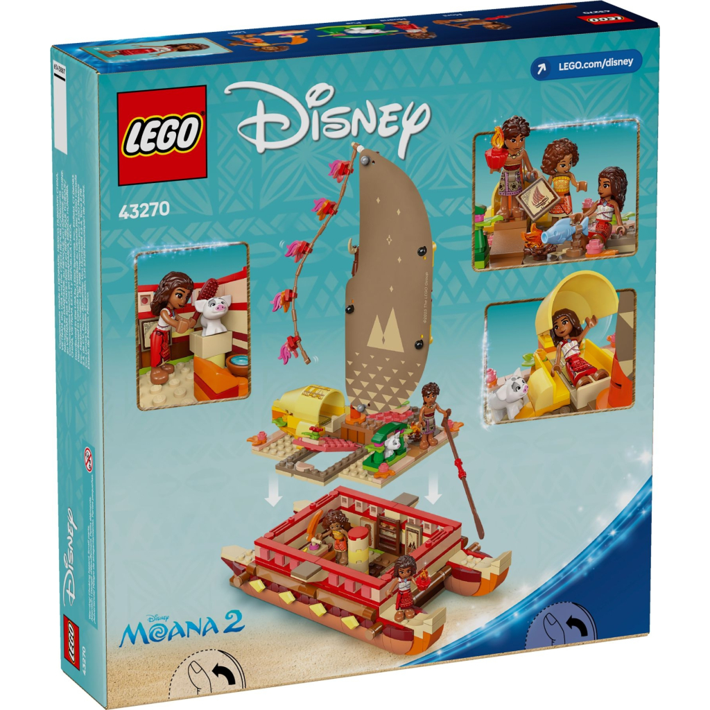 Конструктор LEGO Disney Princess Пригодницьке каное Ваяни (43270) - зображення 6