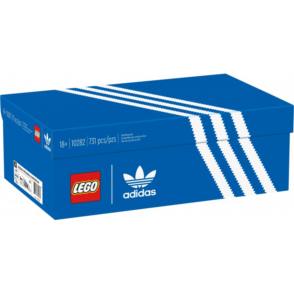 Конструктор LEGO Icons Кросівки adidas Originals Superstar 731 деталь (10282-) - зображення 1