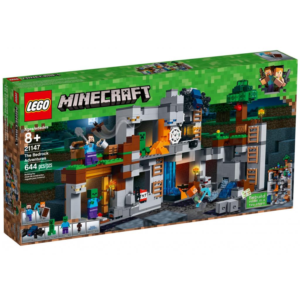 Конструктор LEGO MINECRAFT Пригоди в шахтах 644 деталі (21147) - зображення 1