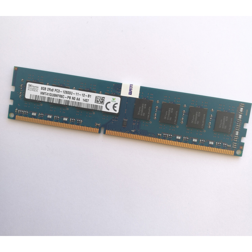 Модуль пам'яті для комп'ютера DDR3 8GB 1600 MHz Hynix (HMT41GU6MFR8C-PBN0 / HMT41GU6 / HMT41GU6) - зображення 1