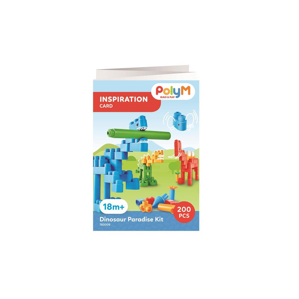Конструктор PolyM Рай для динозаврів 200 деталей (760009) - зображення 10