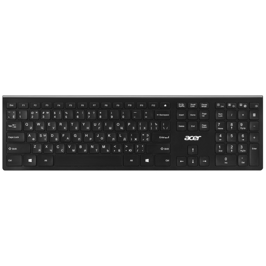 Клавіатура Acer OKR020 Wireless Black (ZL.KBDEE.011) - зображення 1