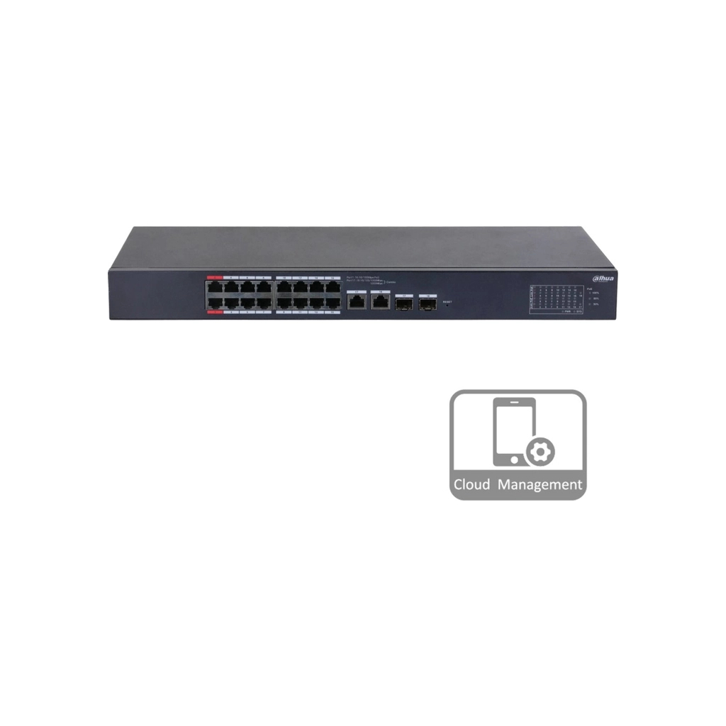 Комутатор мережевий Dahua DH-CS4218-16ET-135 - зображення 4