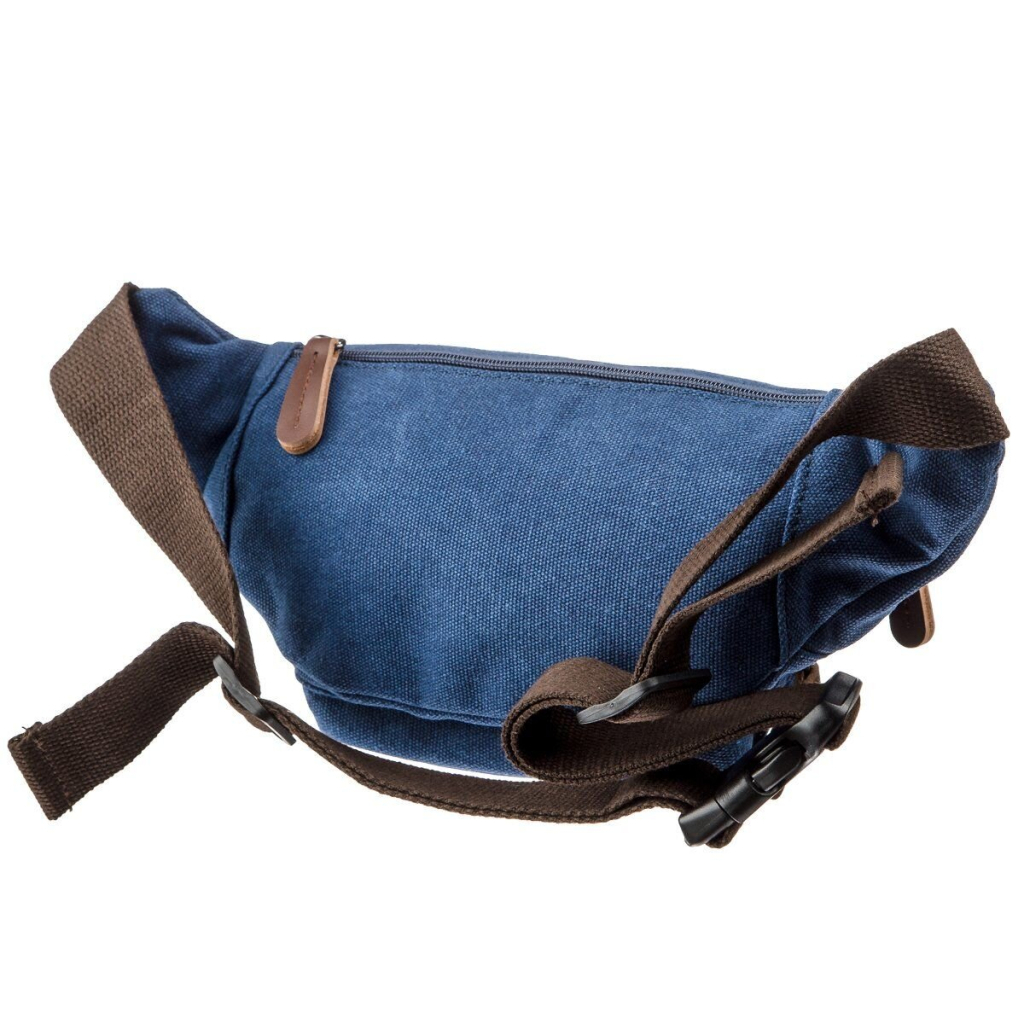 Сумка Vintage Поясна текстильна Синя (20173) - зображення 2