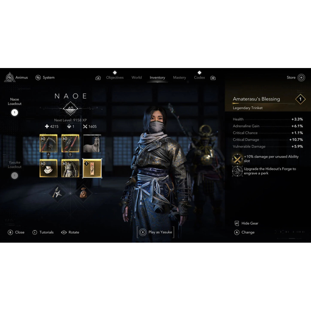 Гра Sony Assassin's Creed Shadows, BD диск (3307216292630) - изображение 3