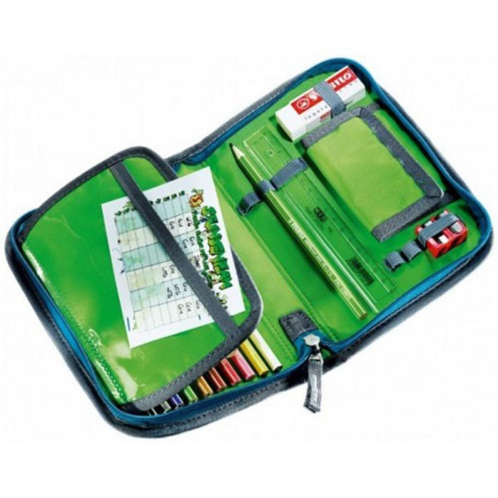 Пенал Deuter Pencil Box blue arrowcheck 3016 з наповненням (3890315 3016) - зображення 2