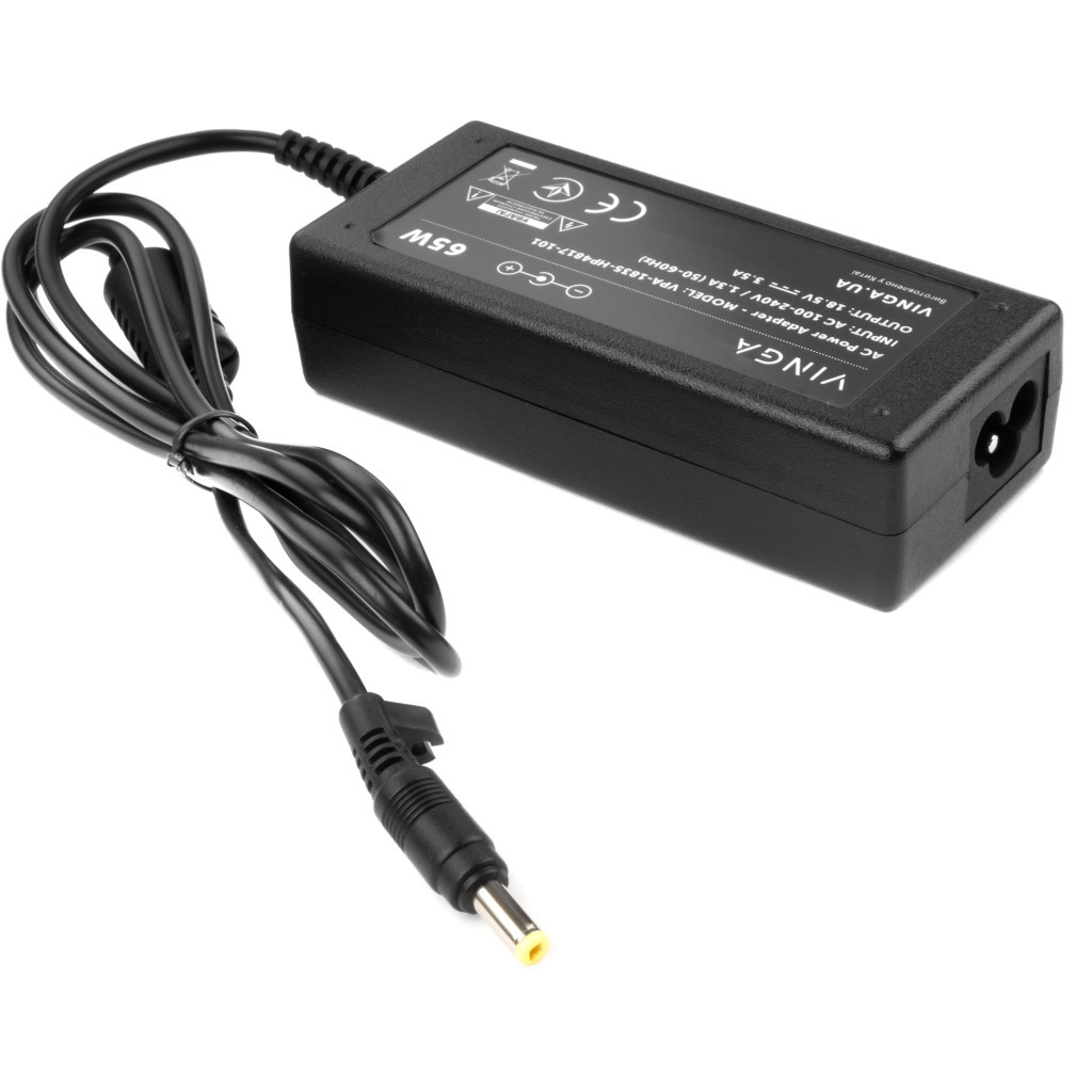 Блок живлення до ноутбуку Vinga HP 65W 18.5V 3.5А 4.8*1.7 (VPA-1835-HP4817-101) - зображення 2