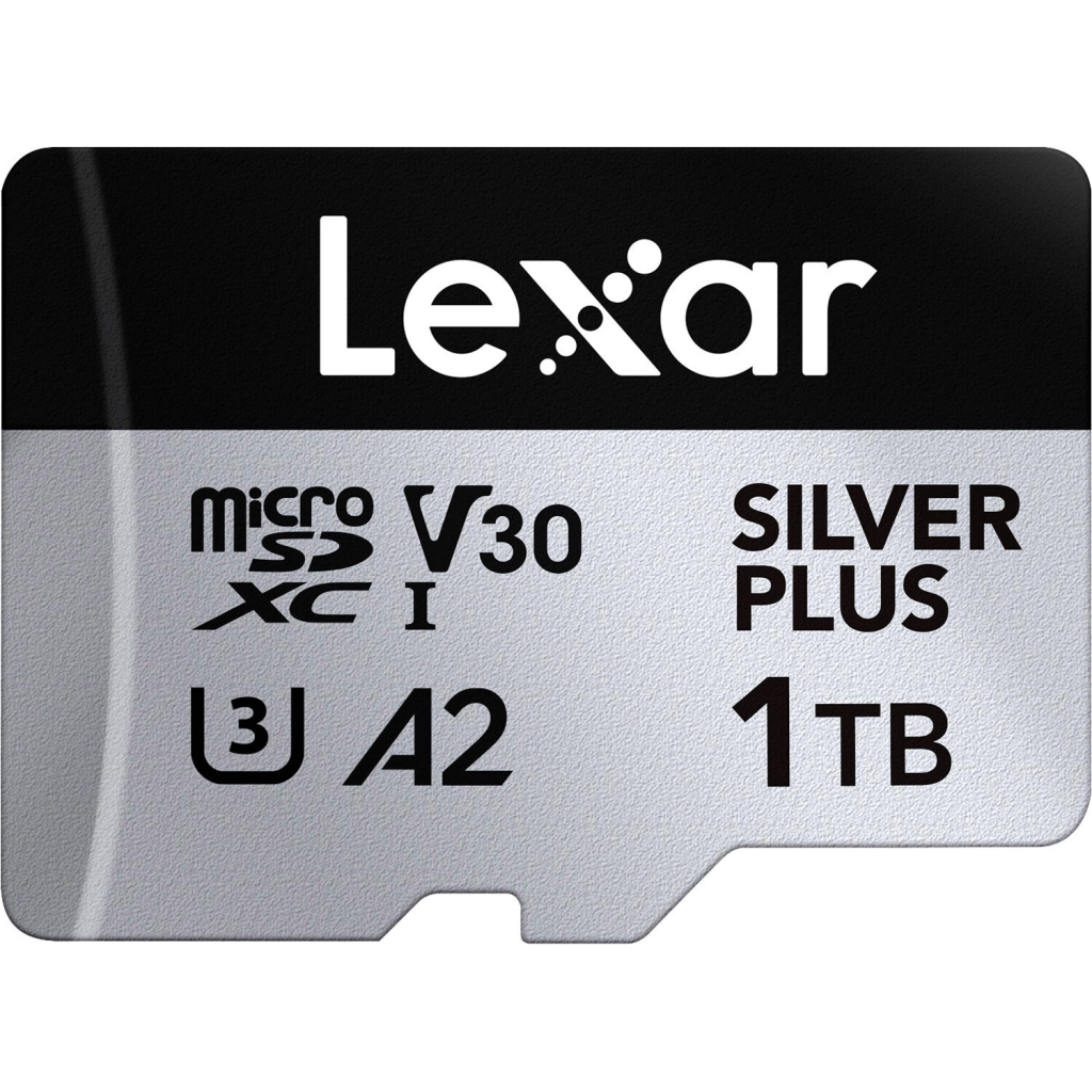 Карта пам'яті Lexar 1TB microSDXC class 10 UHS-I U3 V30 A2 Professional Silver (LMSSIPL001T-BNANG) - изображение 1