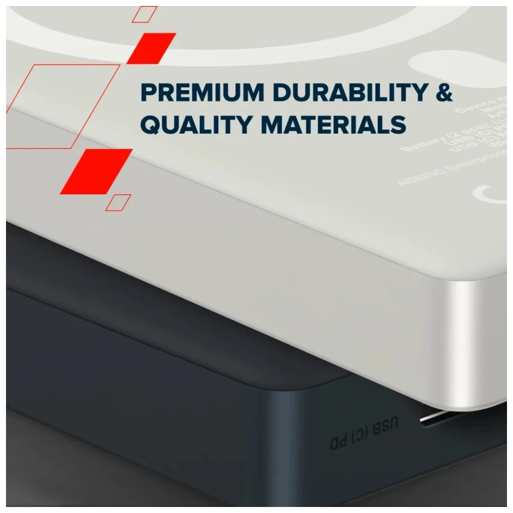 Батарея універсальна Canyon 10000mAh OnPower 511 PD20W Magnetic wireless MagSafe Grey (CNS-CPB511G) - изображение 7