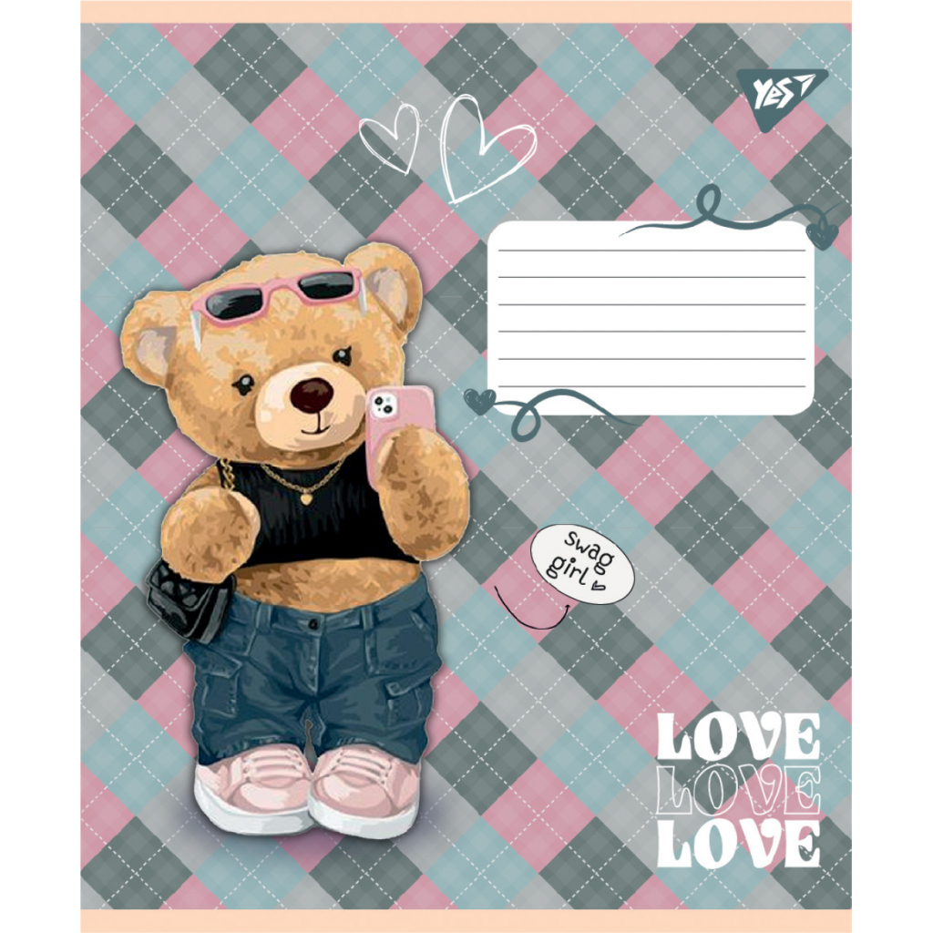 Зошит Yes You are cute А5 24 аркушів клітинка (767896) - зображення 6