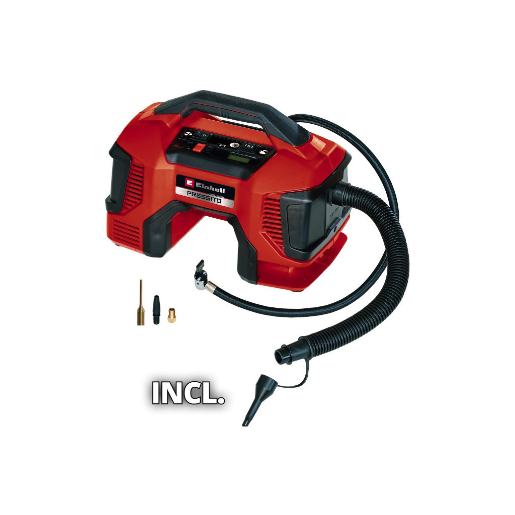 Автомобільний компресор Einhell PRESSITO 18/21, 18В, PXC (без АКБ і ЗП) (4020467) - изображение 1