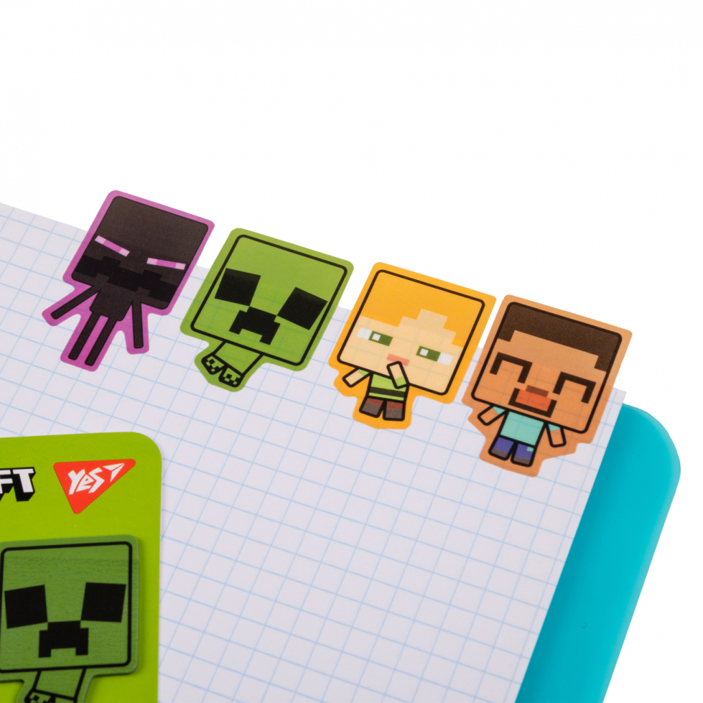 Стікер-закладка Yes Minecraft пластик 80 шт (4х20) (170418) - зображення 5