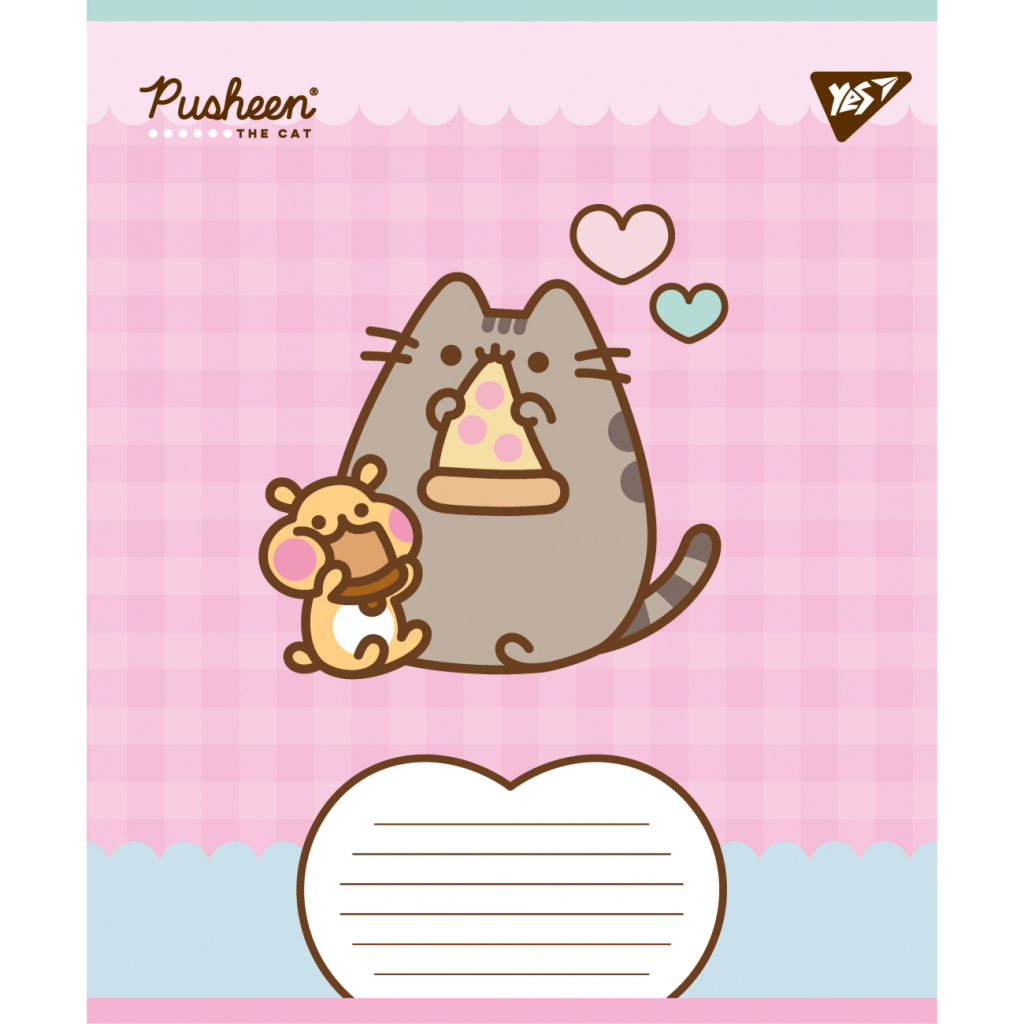 Зошит Yes Pusheen Weekend А5 12 аркушів коса лінія (767609) - зображення 5