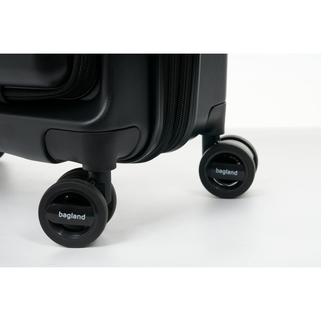 Валіза Bagland маленька 40 л чорна (1140721768) - зображення 10