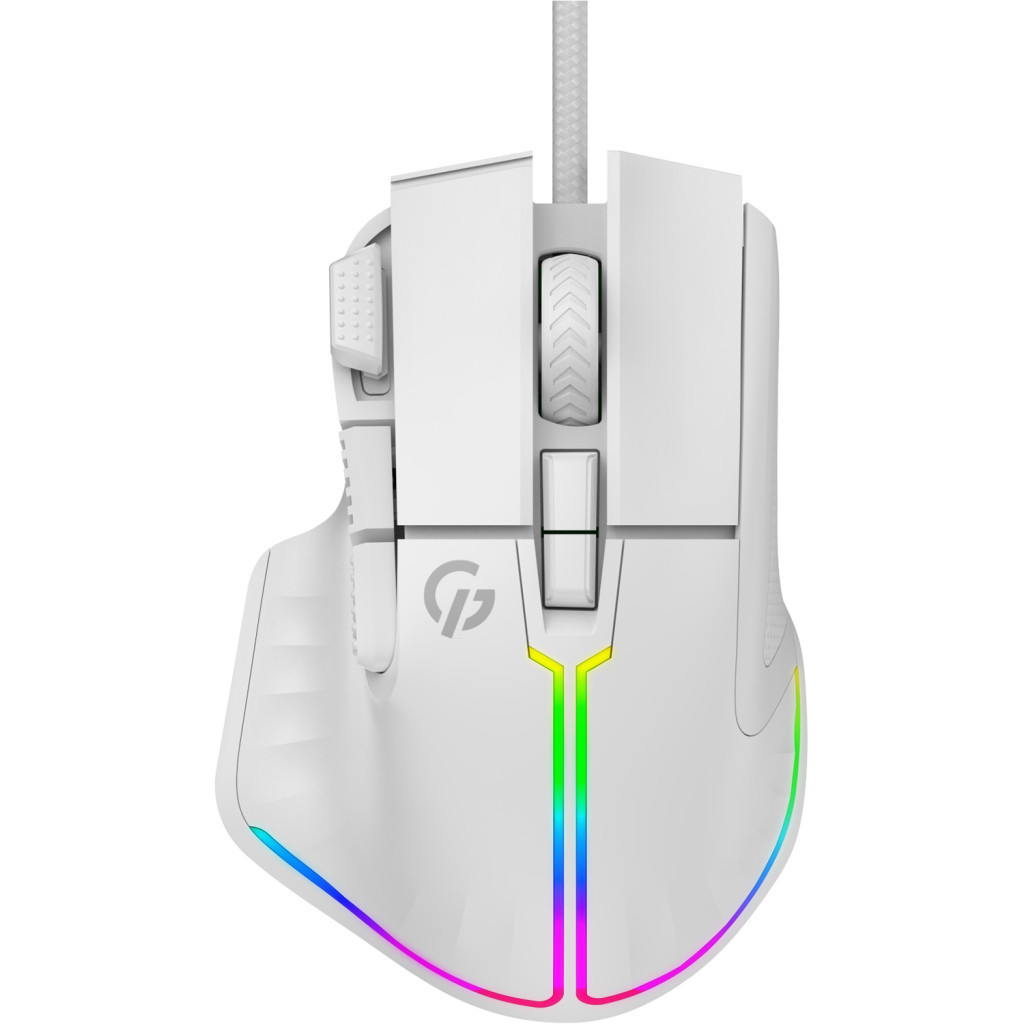 Мишка GamePro GM500W RGB USB White (GM500W) - зображення 1