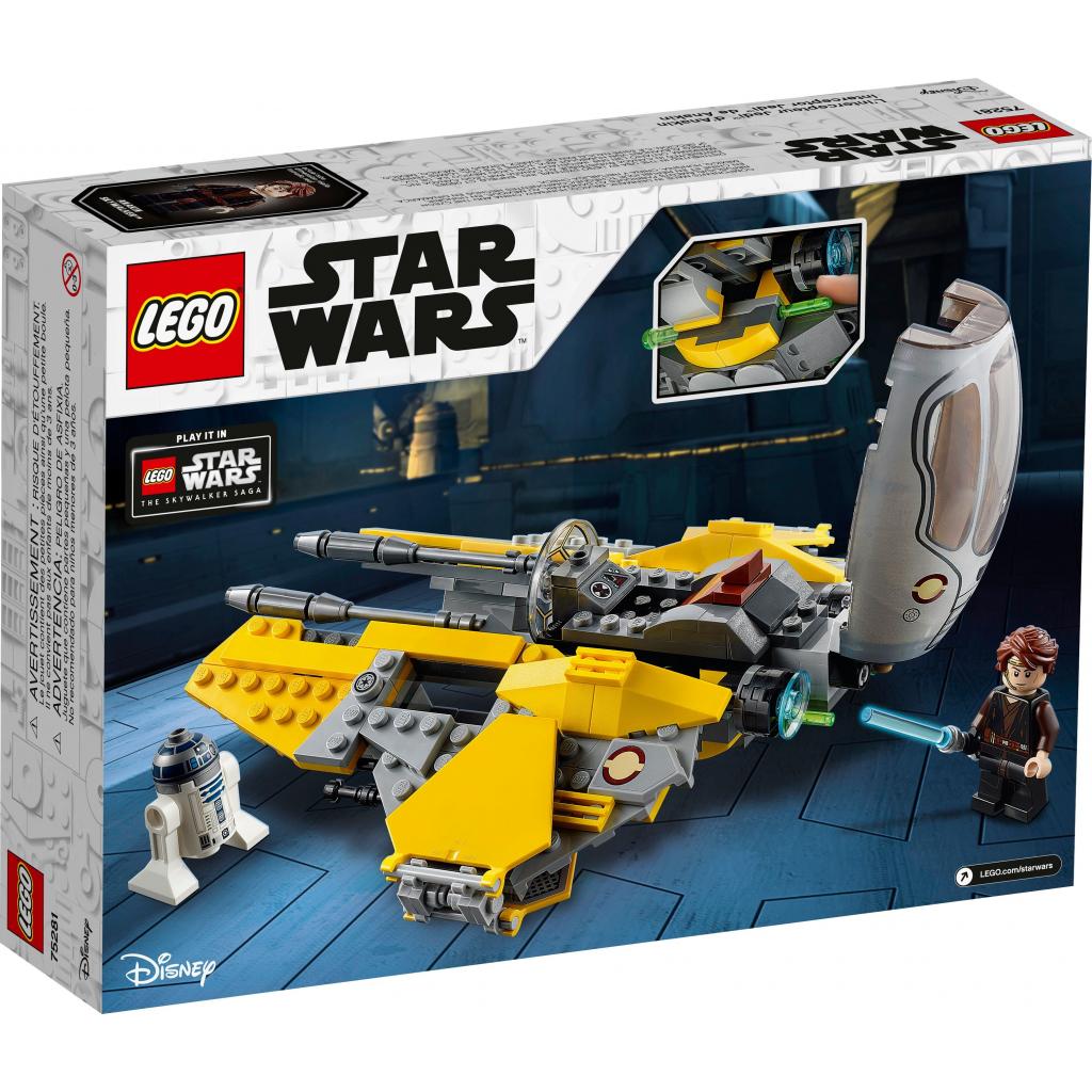 Конструктор LEGO Star Wars Джедайський перехоплювач Енакіна 248 деталей (75281) - зображення 5