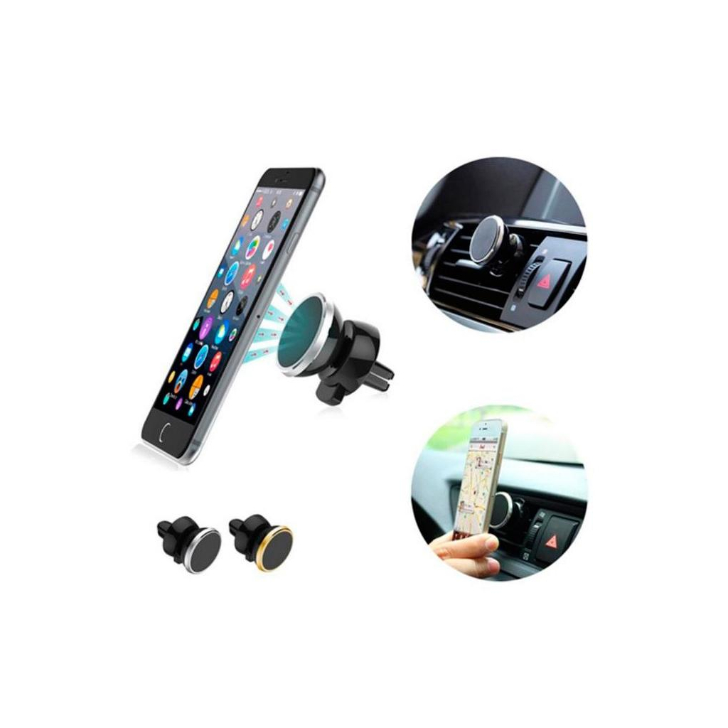 Універсальний автотримач Extradigital Magnetic Holder Black/Silver (CRM4114) - зображення 7