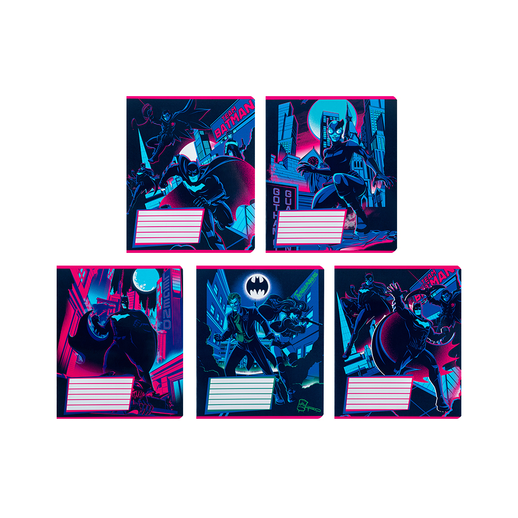 Зошит Kite DC Comics 18 аркушів, лінія (DC24-237) - зображення 1