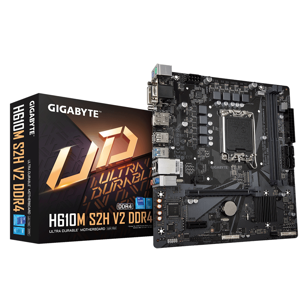 Материнська плата GIGABYTE H610M S2H V2 DDR4 - зображення 2
