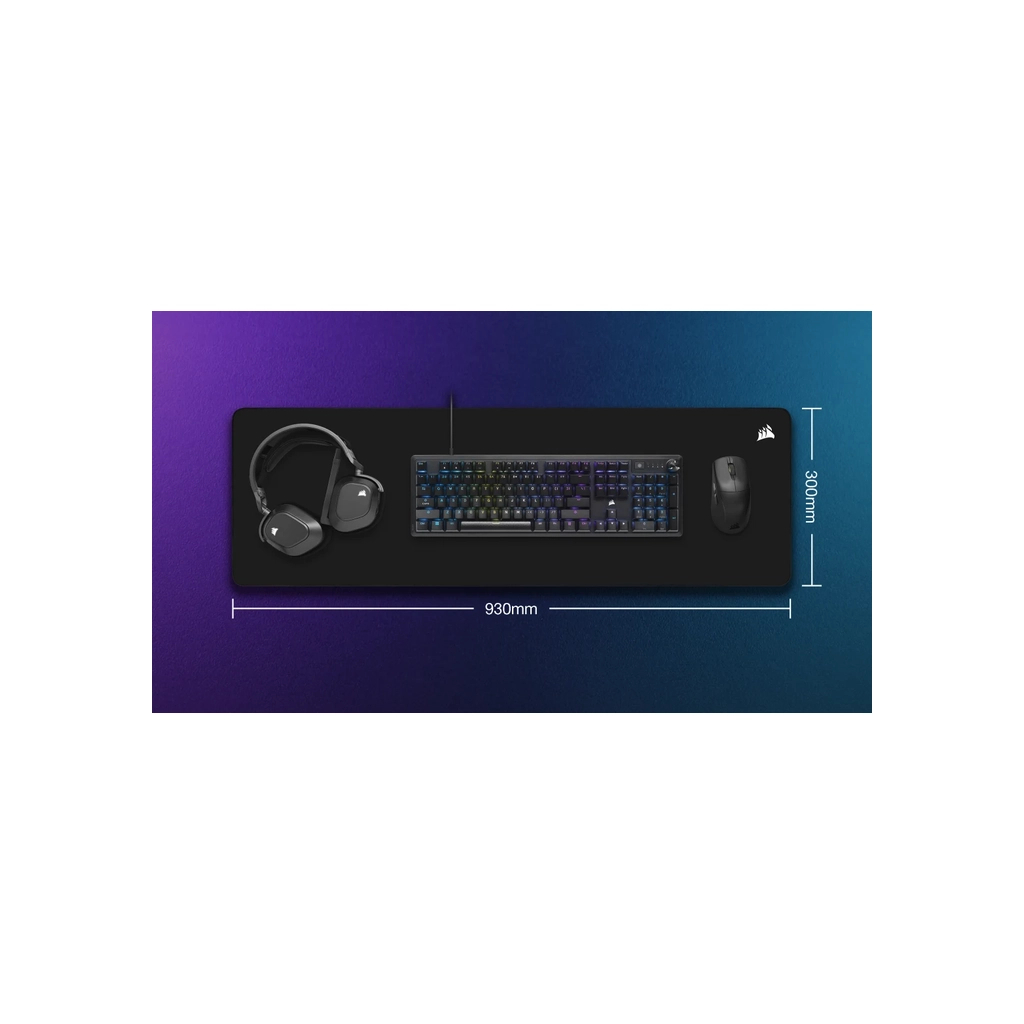 Килимок для мишки Corsair MM500 v2 Hybrid Cloth Extended (CH-941B141-WW) - изображение 5