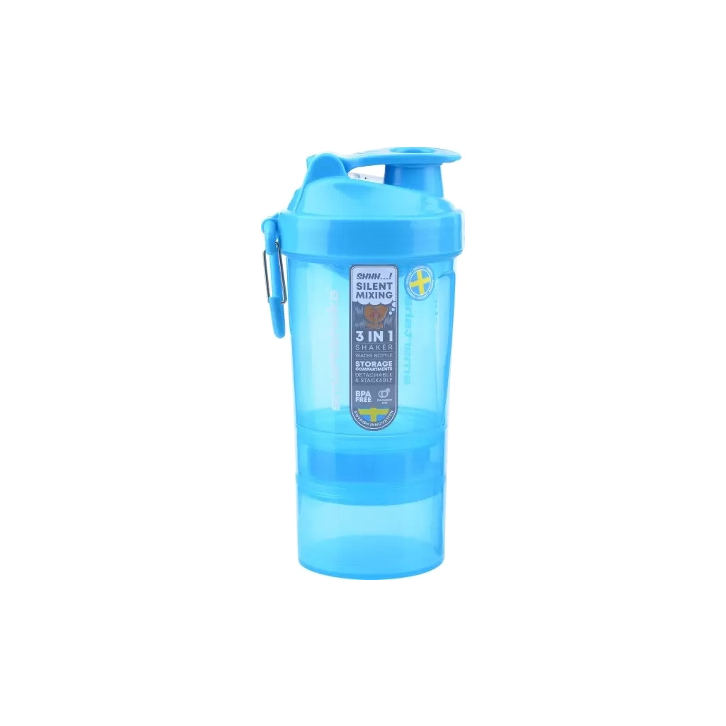 Шейкер спортивний SmartShake Original2GO 600ml Neon Blue (10560102) - зображення 4