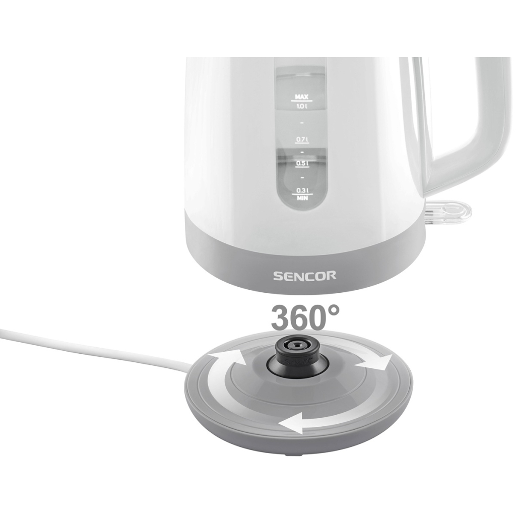 Електрочайник Sencor SWK 1020WH (SWK1020WH) - зображення 9