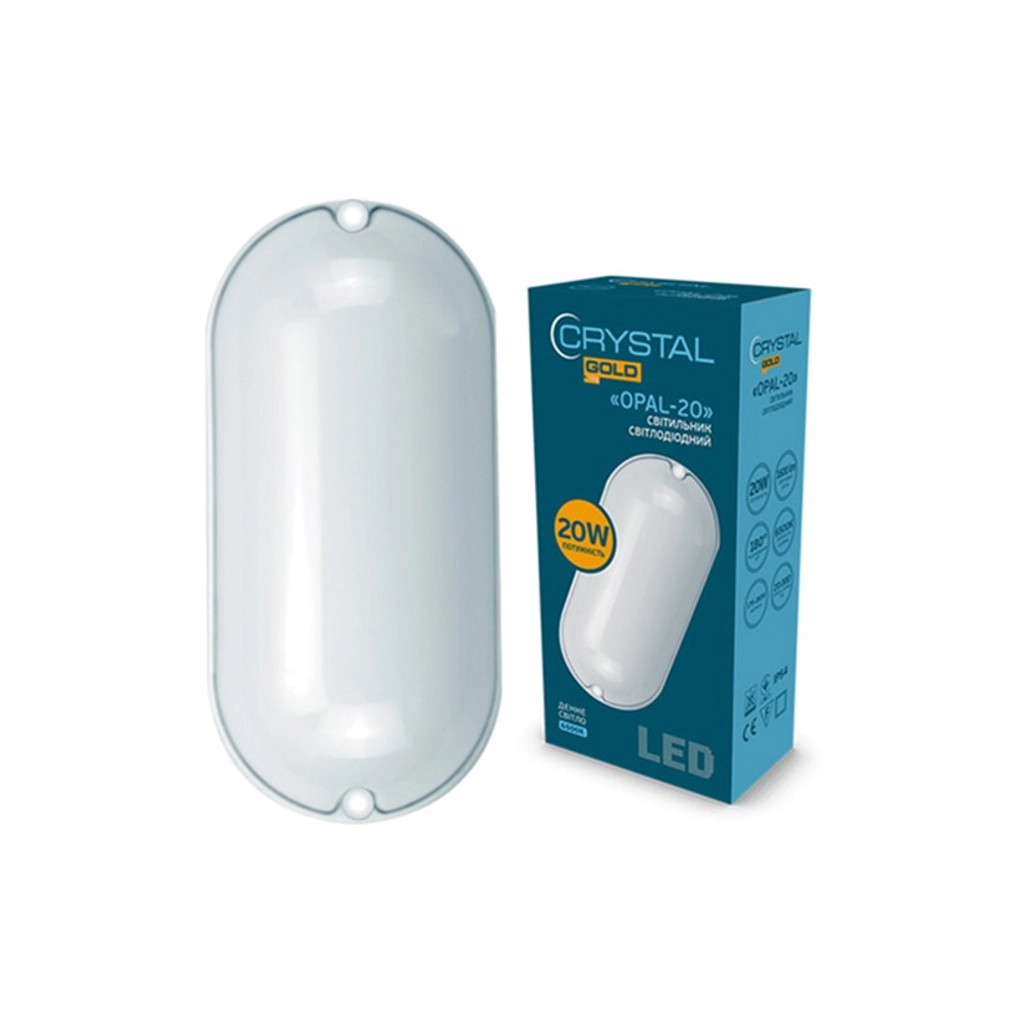 Світильник CRYSTAL OPAL- 20 6.5K ip54 (DNL-029) - picture 1